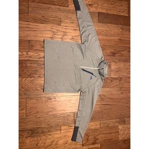 The North Face Men's L Half Zip Pullover Sweatshirt Zipped Pocket Mock Neck